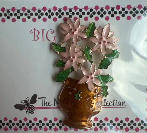 Big Buddies Magnetic Needle Minder - Holly in pot
