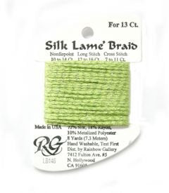 Silk Lame #13 Apple Green