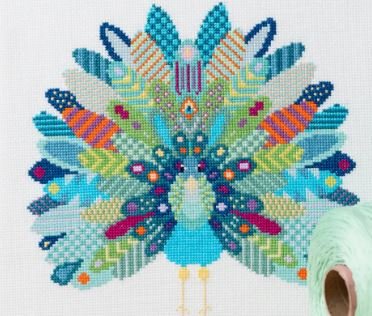 Peacock Stitch Chart 