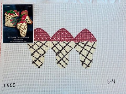 3D White Chocolate with Chocolate Check Strawberry