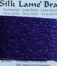 Silk Lame Plush Purple