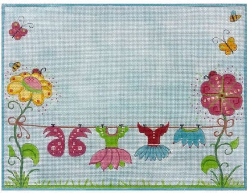 Birth Announcement Fairies Clothesline