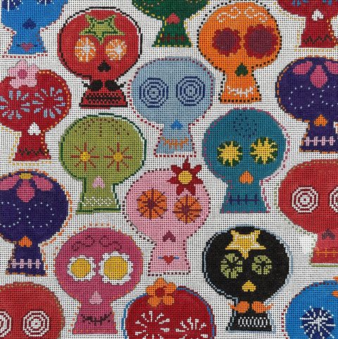 Colorful Sugar Skulls
