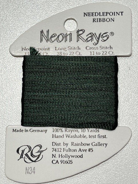 Neon Rays N34 Dk Green