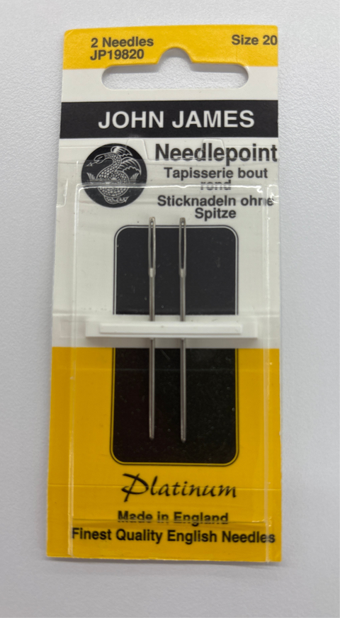 JJ Tapestry Needle #20 Platinum