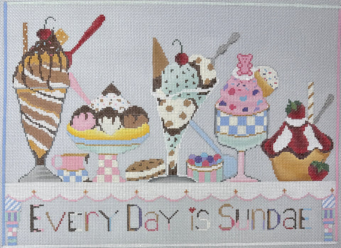 Every Day Is Sundae w/Stitch Guide & Embellishments