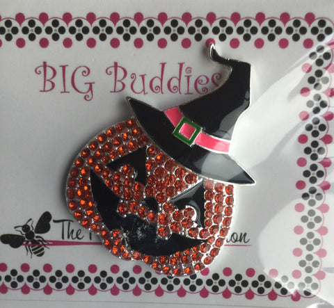 Big Buddies Magnetic Needle Minder - Halloween Jack o Lantern
