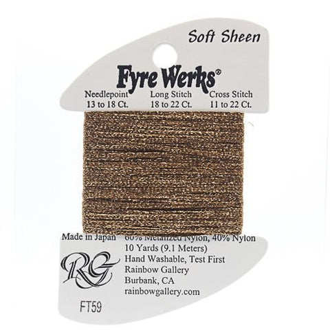 Fyre Werks Sft Sheen Tawny Gold