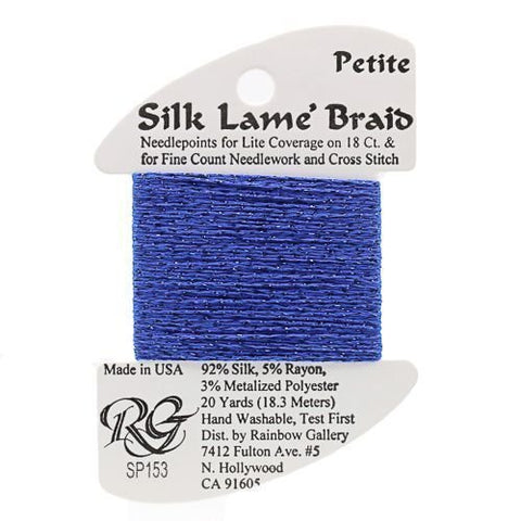 Pet Silk Lame Braid Classic Blue 2