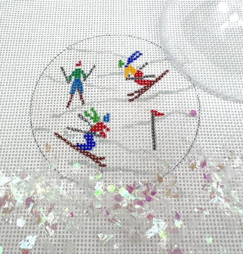 Snow Globes Skiers