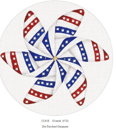 Dot Pinwheel Ornament