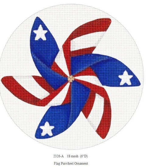 Flag Pinwheel Ornament