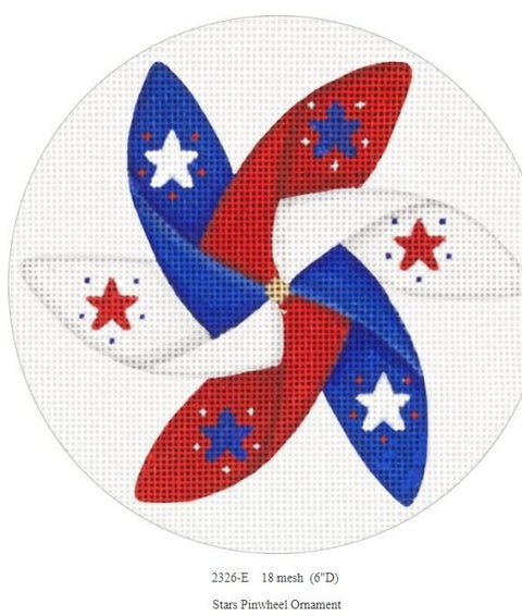 Stars Pinwheel Ornament