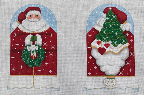Snowy Santa 2-sided
