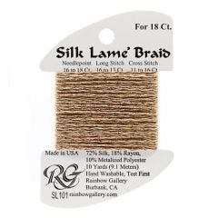 Silk Lame Honey Bronze