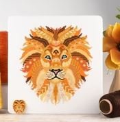 Mandala Lion CrossStitch Kit 