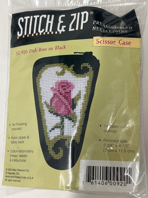 Kit: Stitch & Zip Scissor Case Pink Floral