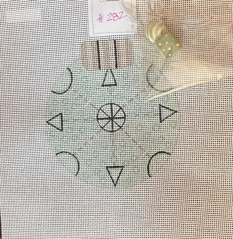 Ditto! Designs Mint Snowflake Ornament