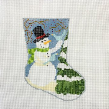 Frosty Ornament Bauble Stocking