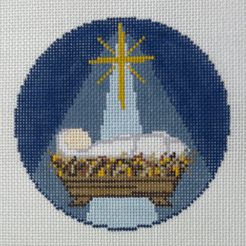 Nativity - Baby in Manger Ornament