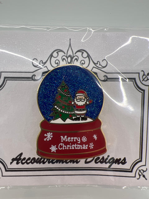 Merry Christmas Snow Globe Needle Minder