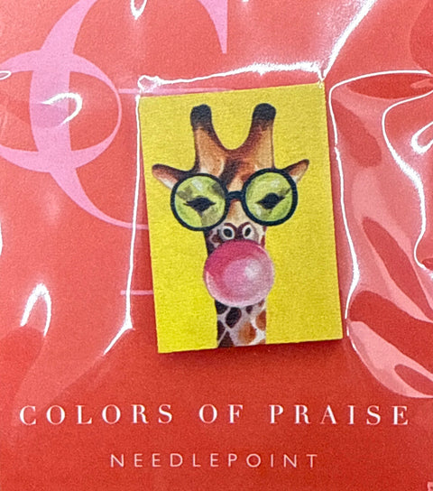 Bubble Gum Giraffe Needle Minder
