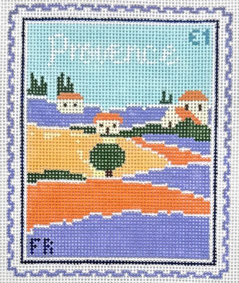 Provence Travel Stamp