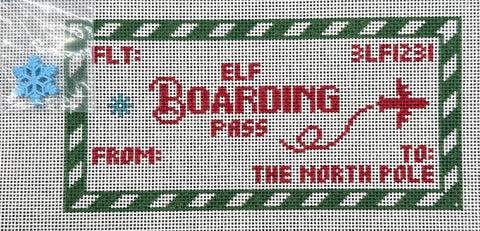 Elf Boarding Pass
