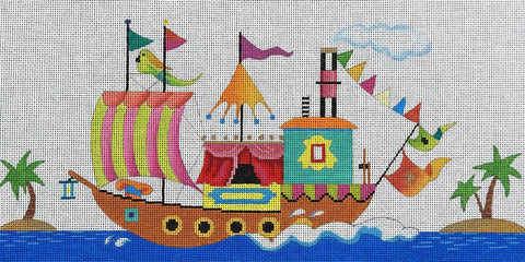 Colorful Pirate Ship