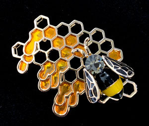 Big Buddies Magnetic Needle Minder - Bee and Honey