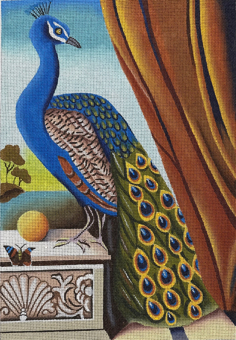 Peacock on a Pedestal