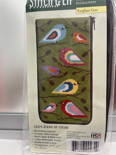 Birds of Color  Eyeglass/Cell Phone Case