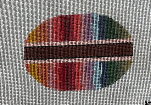 Rainbow Oval Stripe