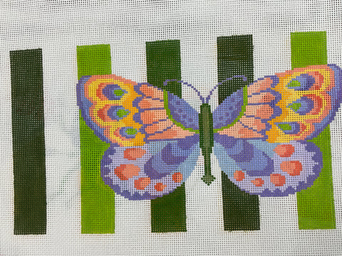 Butterfly on Stripes