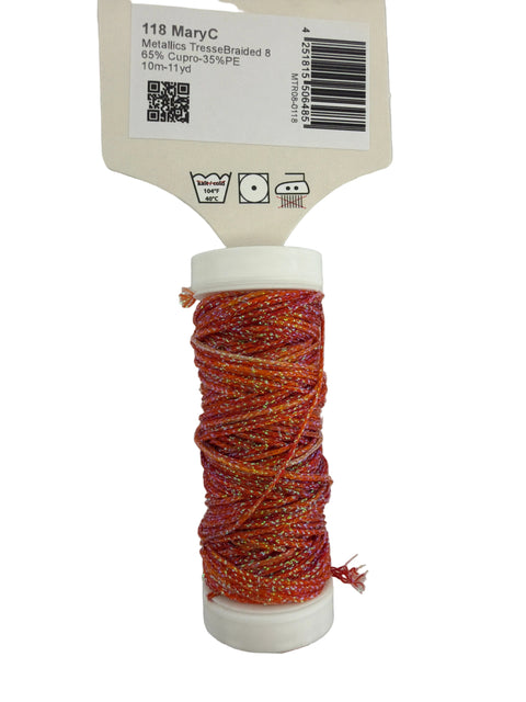 Painters Threads 118 Mary C #8 Metallic Braid