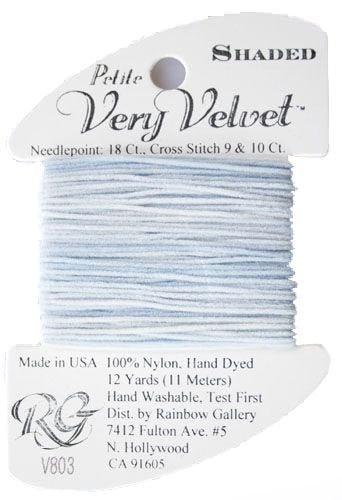 Pet Vry Velvet Shaded Blue Blush