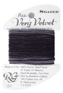 Pet Vry Velvet Shaded Charcoals