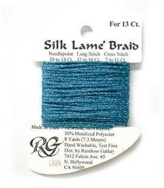 Silk Lame #13Lagoon