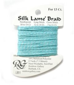 Silk Lame #13 Turquoise