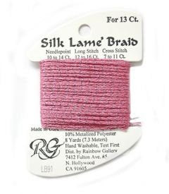 Silk Lame #13 91 Dk Raspberry