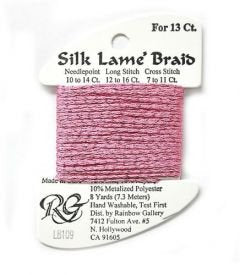 Silk Lame #13 109 Med Raspberry