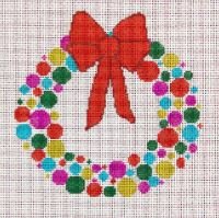 Bauble Dots Christmas Wreath