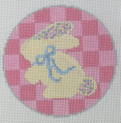 Bunny with Sprinkle Ears - Pink Check