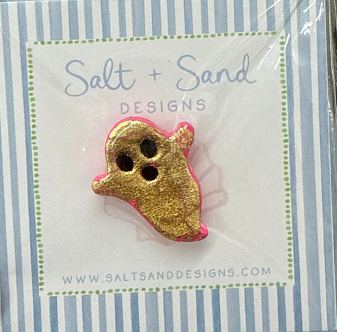 Gold/Pink Glitter Ghost Needle Minder