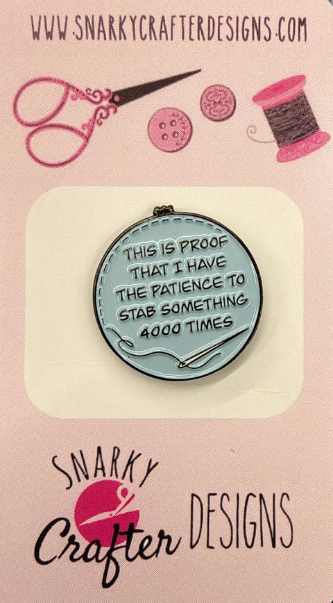 Proof I Have Patience Needle Minder