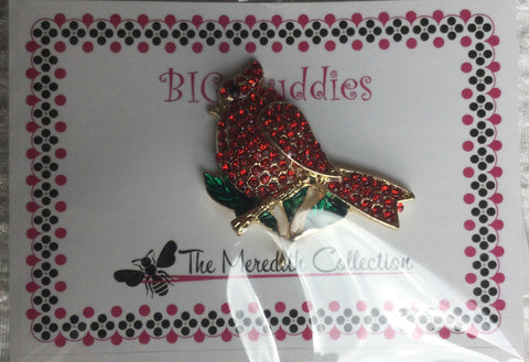 Big Buddies Magnetic Needle Minder - Cardinal