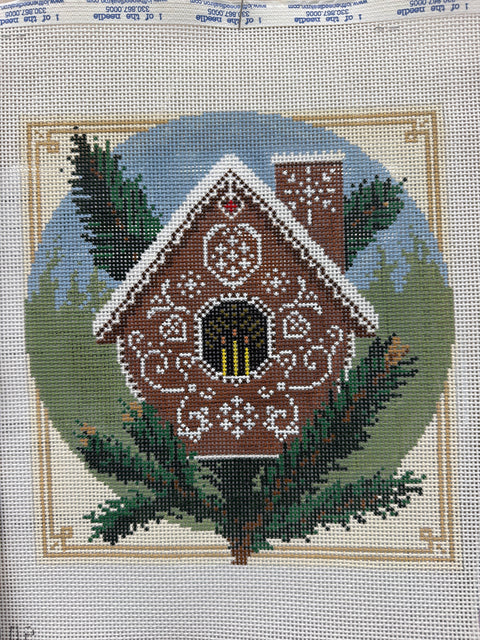 Gingerbread House with Stitch Guide