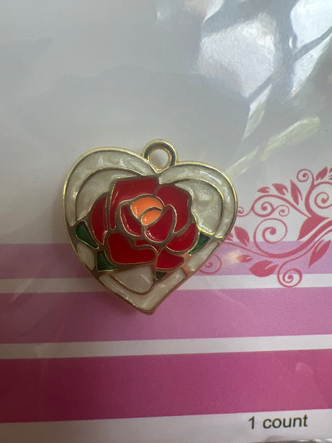 Magnetic Needle Minder - Rose Heart