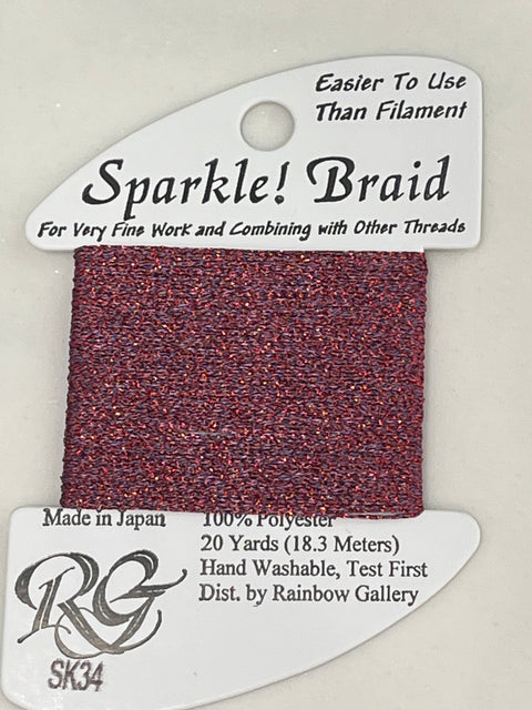 Sparkle! Braid SK34 Red Violet