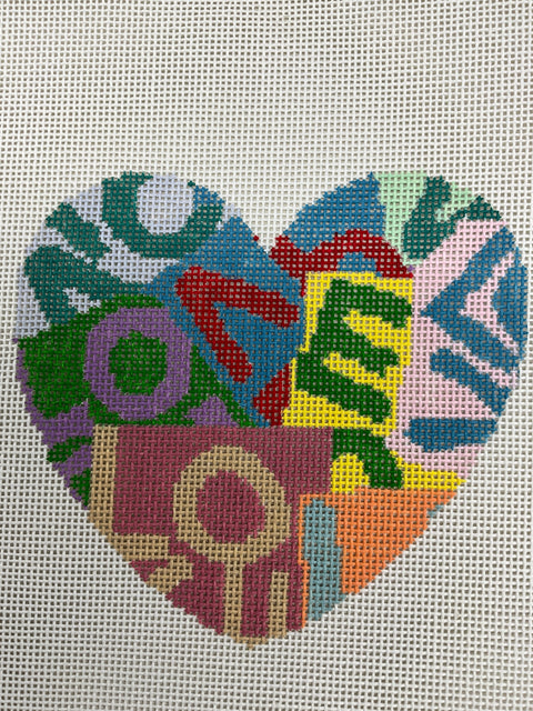 Lovevolve Heart Canvas